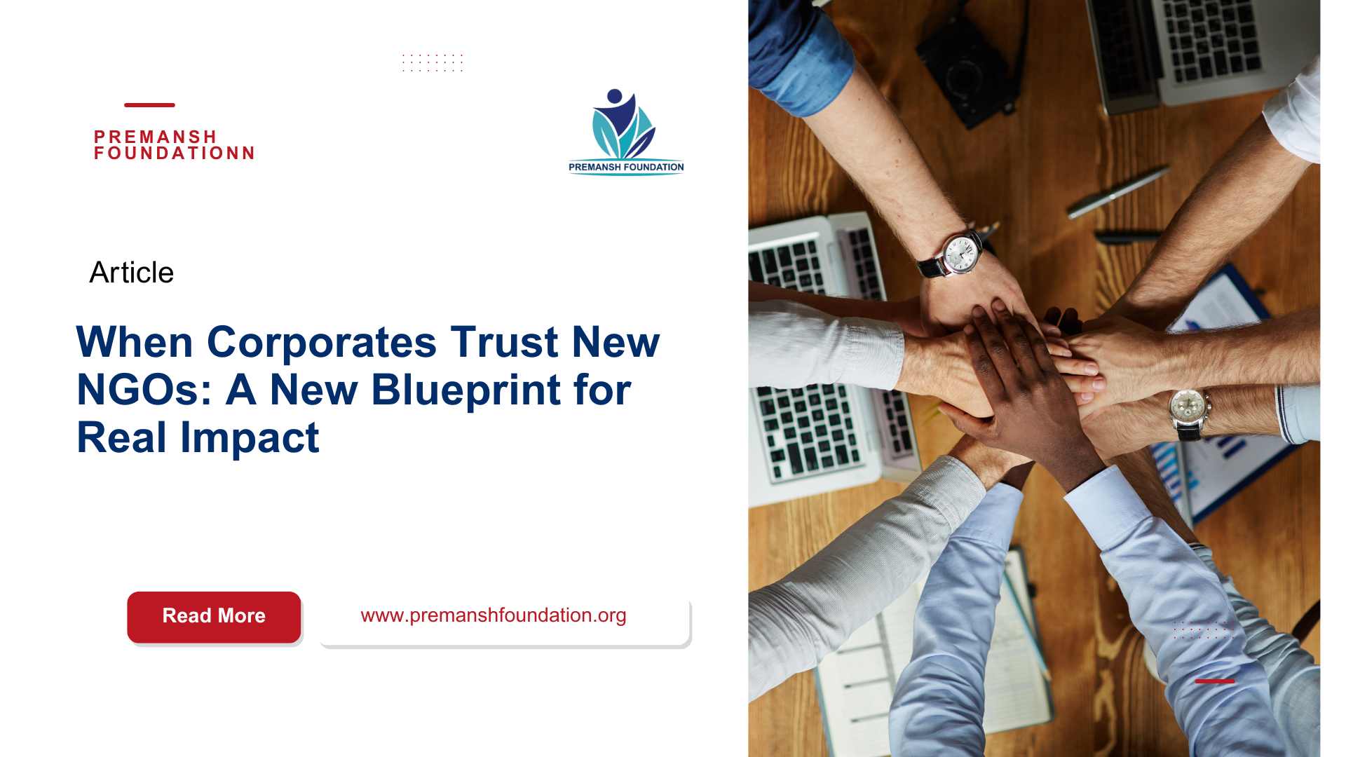 When Corporates Trust New NGOs: A New Blueprint for Real Impact