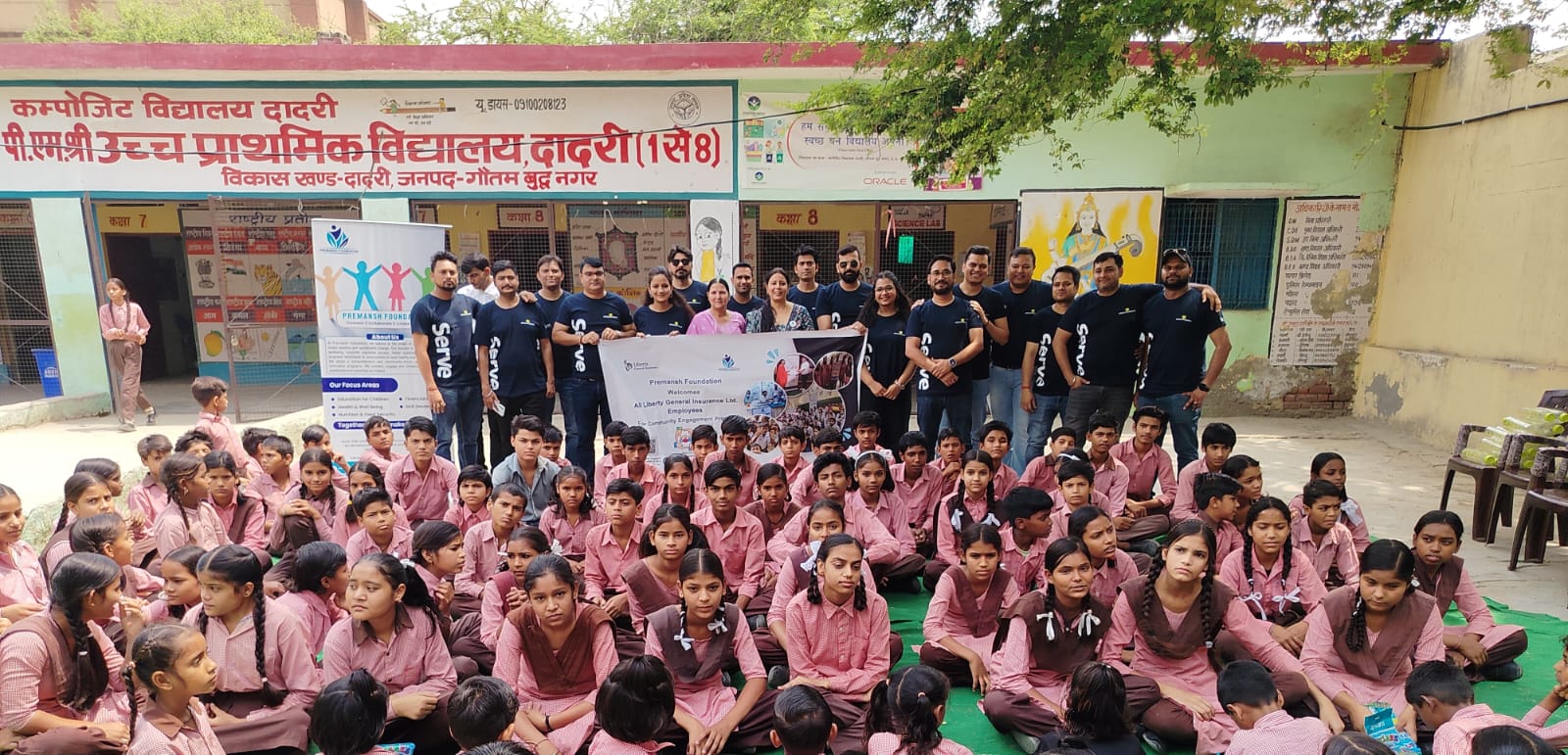 Liberty General Insurance Employee Engagement Program-Distribution of Stationary Kits & water bottles